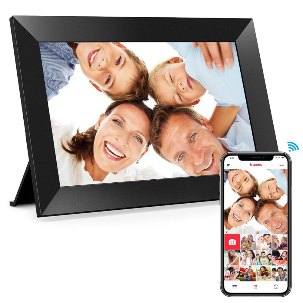 Frameo 64GB デジタルフォトフレーム 10.1インチ 1280*800 Amazon.co.jp: FRAMEO WiFiデジタルフォトフレーム、内蔵
